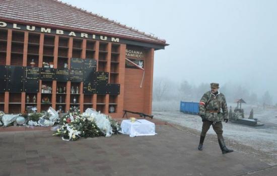 Odsłonięcie tablicy poświęconej pamięci Żołnierzy Wyklętych